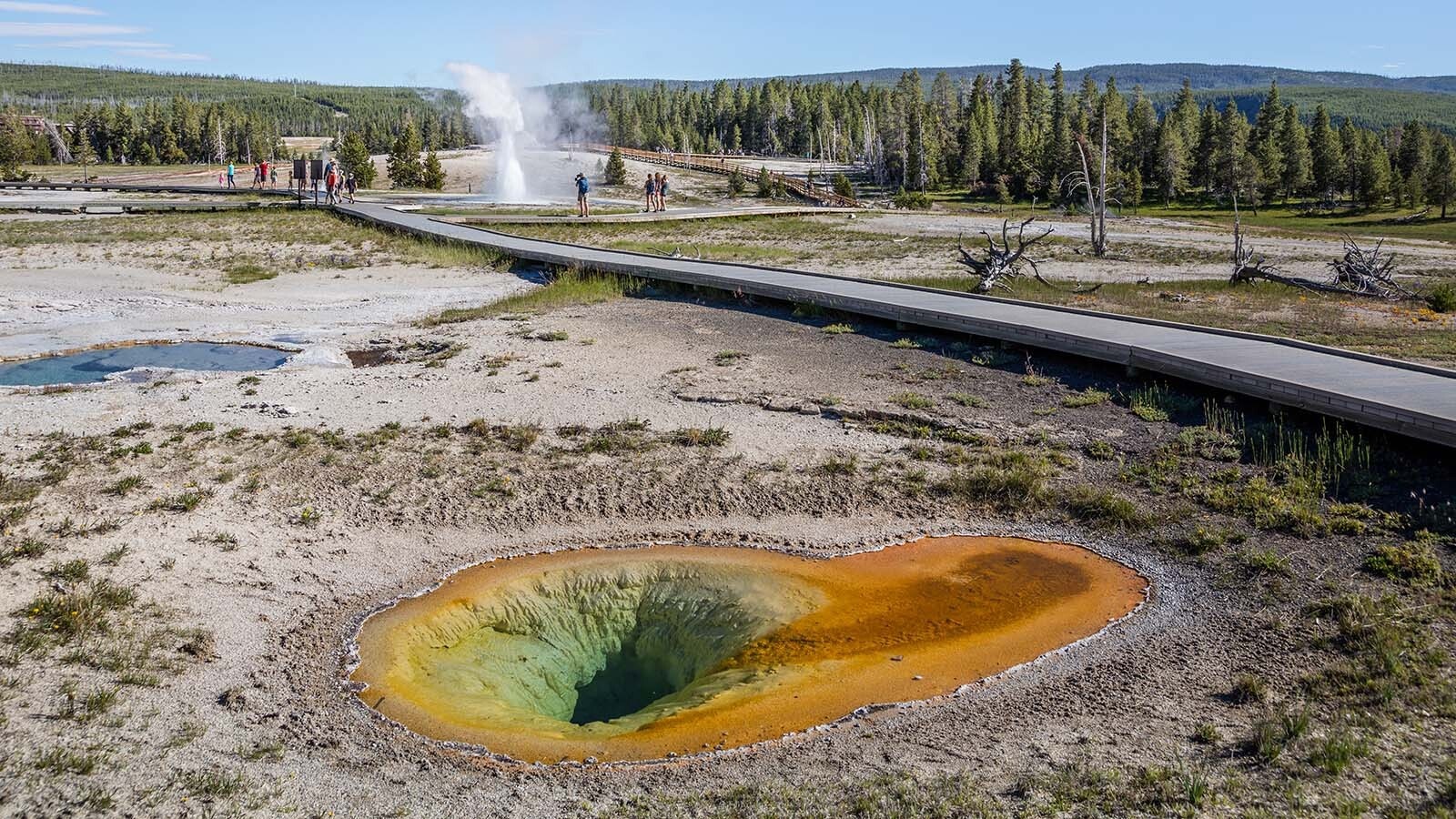 Belgian Pool in Yellowstone National Park.