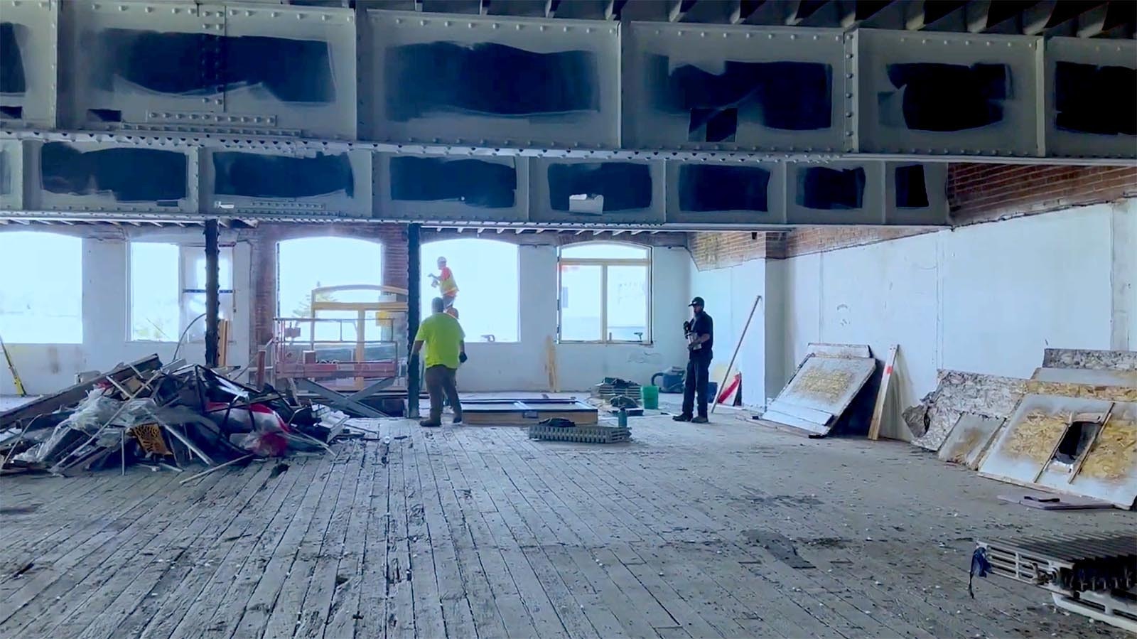 The historic 1911 Bell Building in downtown Cheyenne is springing back to life quickly. It has a new facade and work has been fast and furious inside these past months.