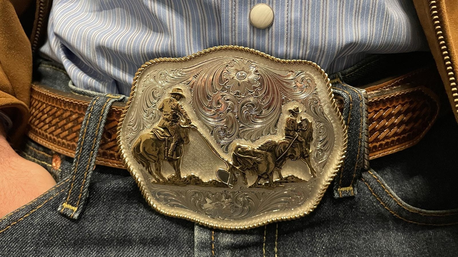 Rodeo diehards flock to Las Vegas for the National Finals Rodeo, where belt buckles symbolize pain, pride and a way of life. Western culture is more than a trend for riders and fans, it’s an identity. And when it comes to buckles, go big or go home.
