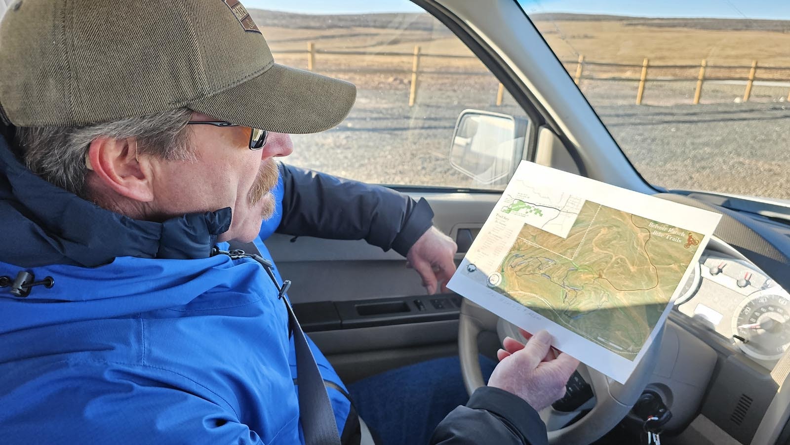 Dusty Humphreys, project manager for the Belvoir Ranch, talks about the 12 miles of trails that have been built there.