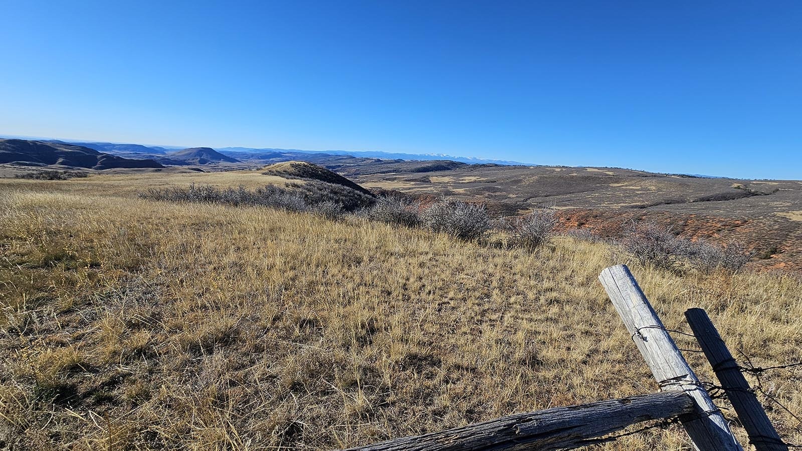 Beyond this fence lies The Hole. Presently adjacent to the Belvoir Ranch recreational area, the city of Cheyenne hopes to tie into it one day.