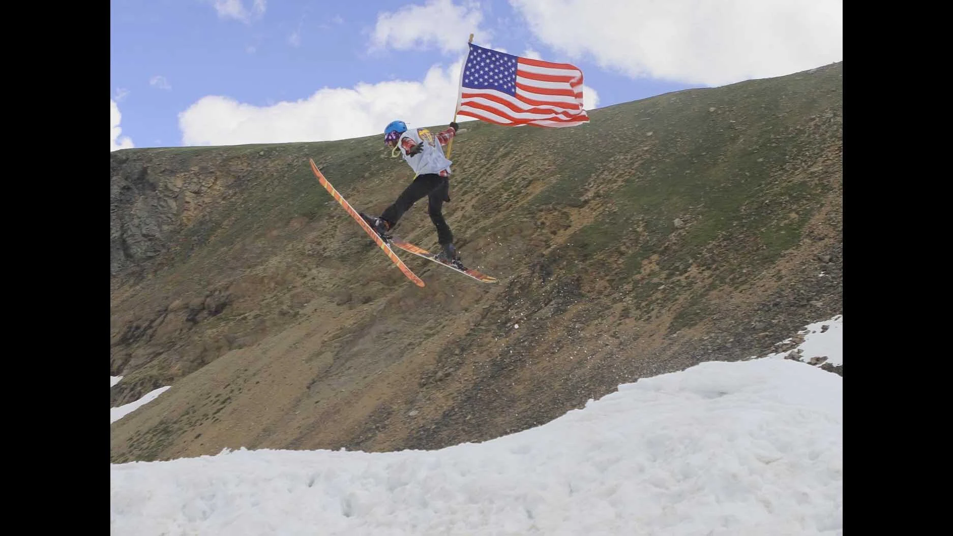 Leo Wolfson sends an air on July 4, 2019, at Beartooth Basin.