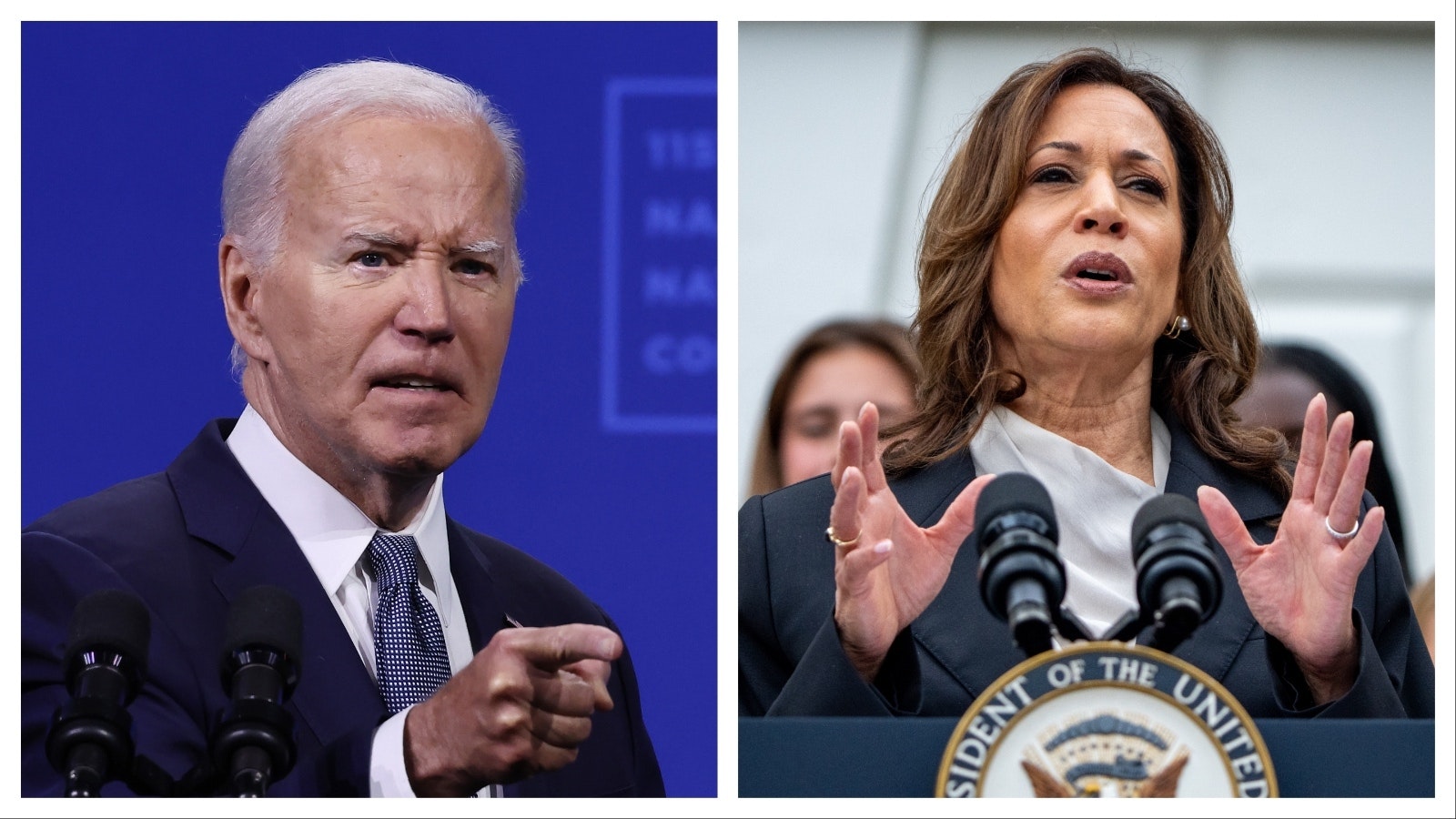 Biden and Harris 7 23 24