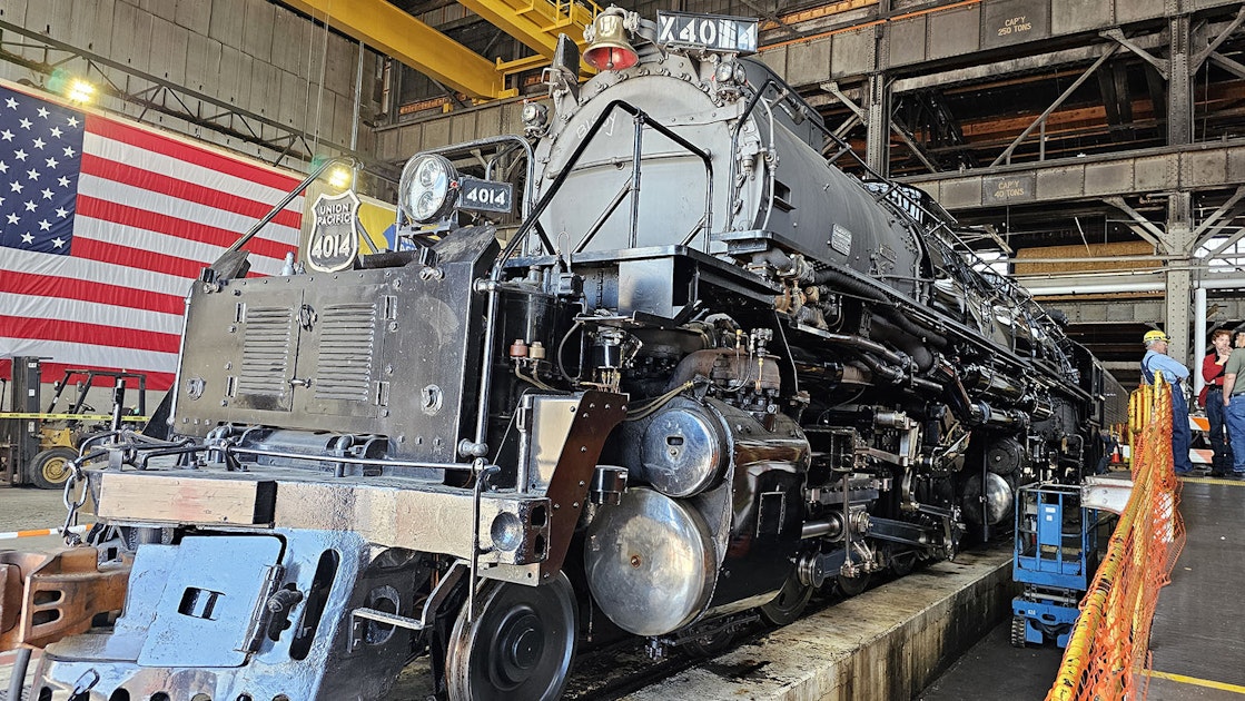 Getting Wyoming’s Iconic 1 Million Pound Big Boy Locomotive Ready For Summer Tour