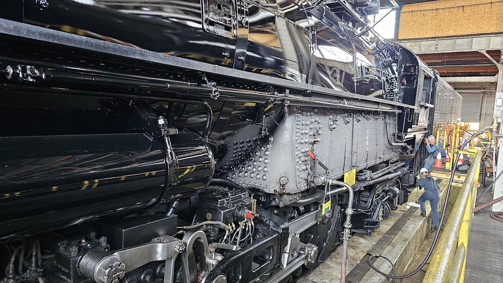 Engineers were working May 18 to get Big Boy ready for its Sumer 2024 tour.