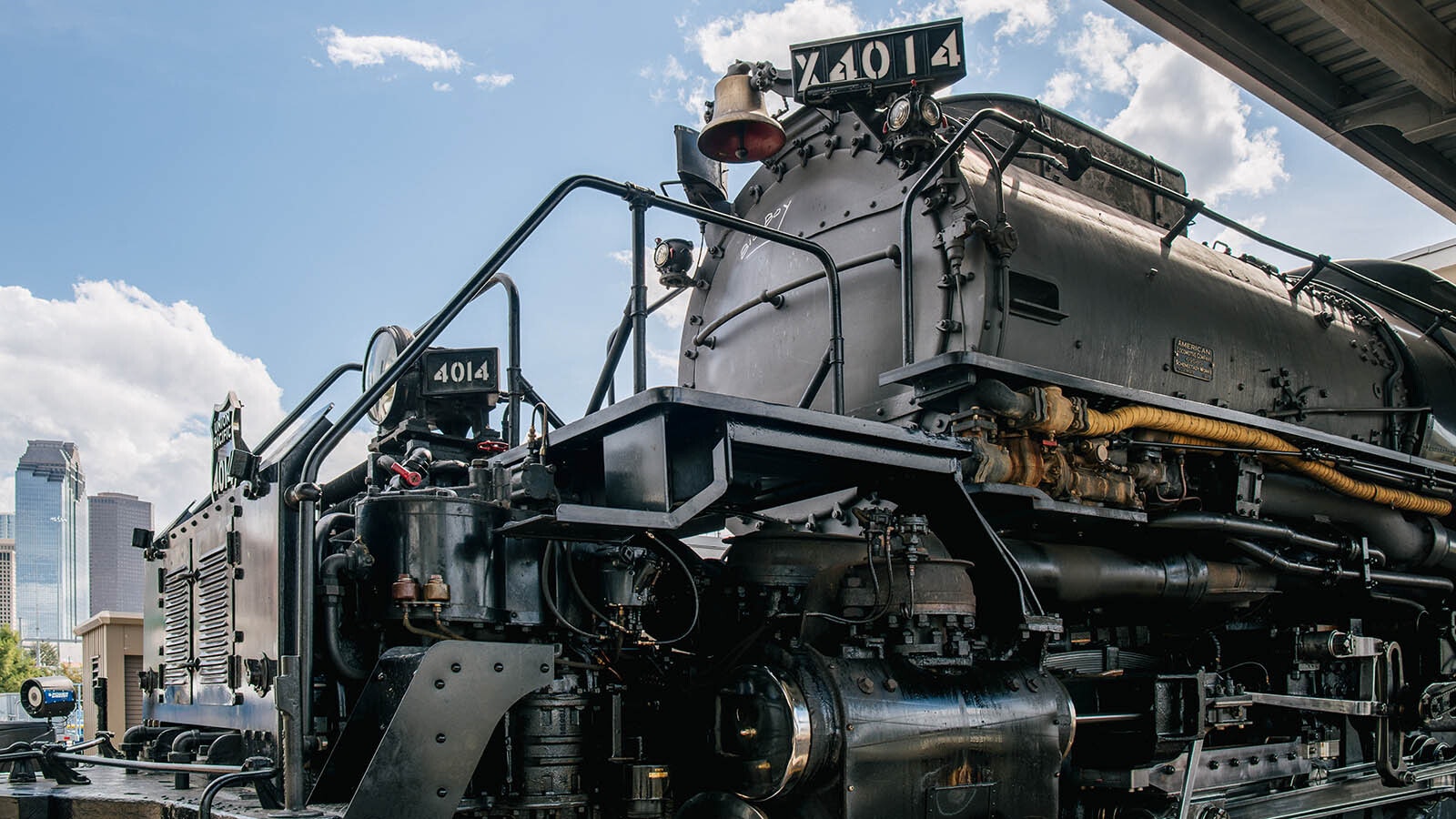 Big Boy 4014 during a stop in Houston, Texas, in 2021.