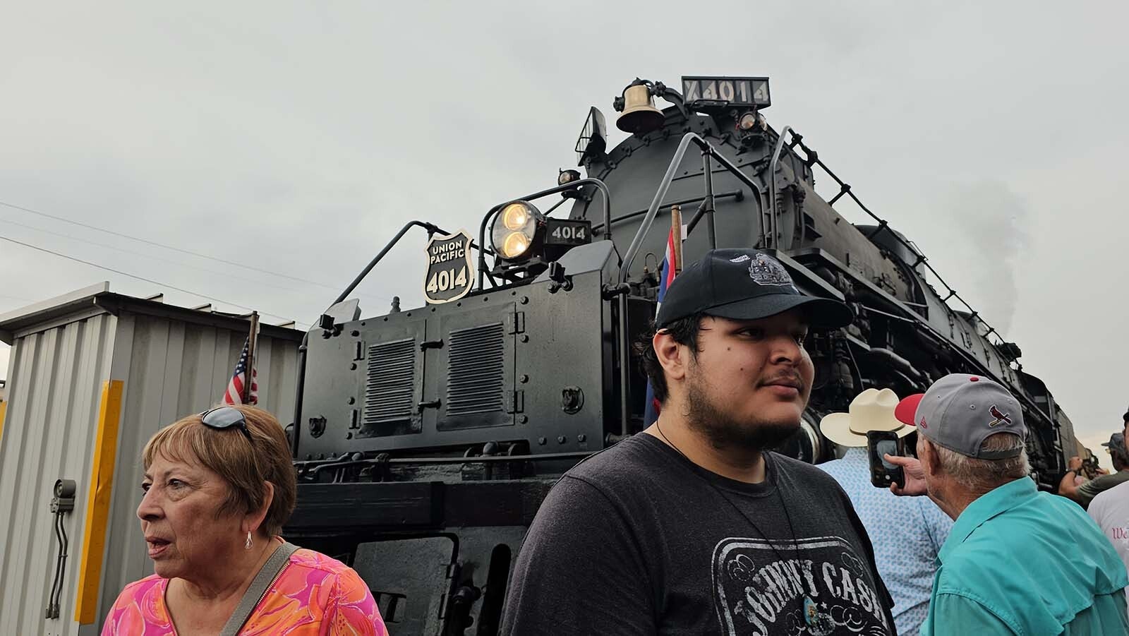 Big Boy is the center of attention Friday for an hourlong stop at the Cheyenne Depot.