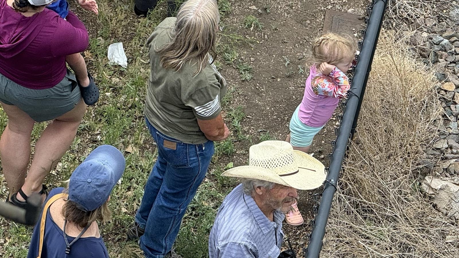 Big Boy 4014 makes the first stop on its 2024 summer tour in Laramie, Wyoming, on Sunday morning, June 30, 2024. The loud steam whistle was a hit, but a little too much for some of the youngsters.