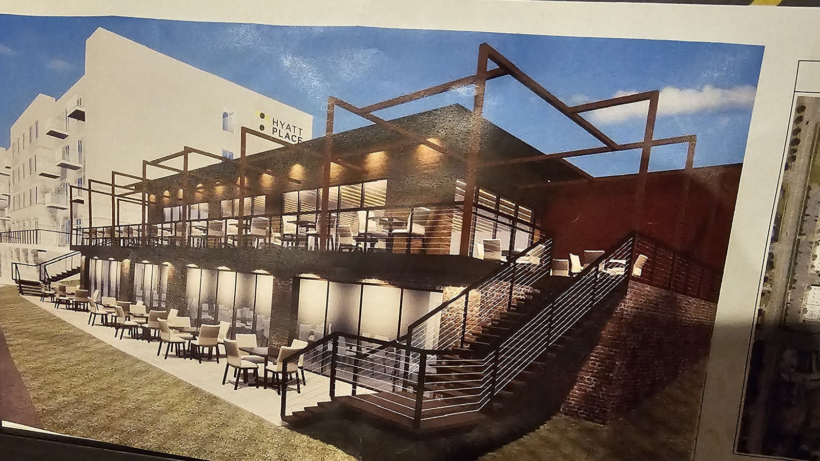 An architect's rendering of the Big Lost Meadery that's soon to open in Sioux Falls, South Dakota.
