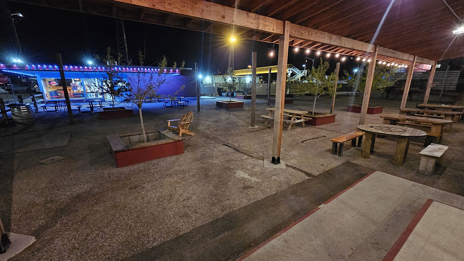 Big Lost has a large outdoor dining area for patrons who prefer to sit outside. The meadery is right across from Ranch and Roost, too, so they can order food to go with the mead.