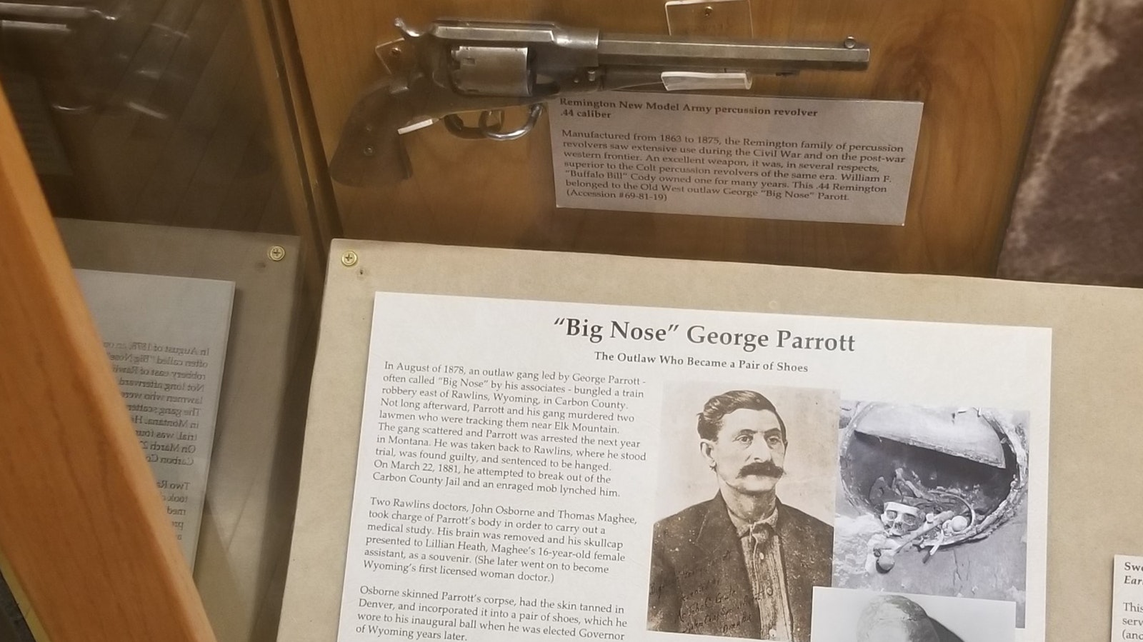 The gun "Big Nose" George Parrott may have used to kill two Wyoming law enforcement officers.
