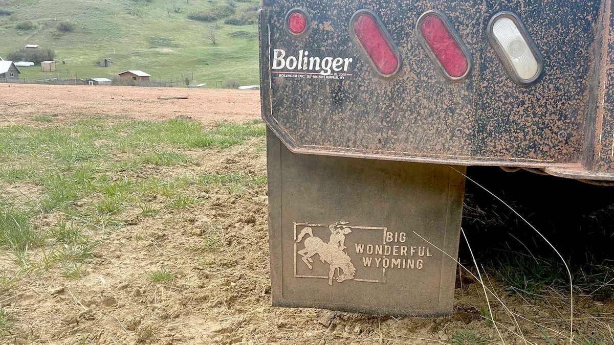 Rancher Won’t Use Anything But ‘Big Wonderful Wyoming’ Mud Flaps, Can’t ...