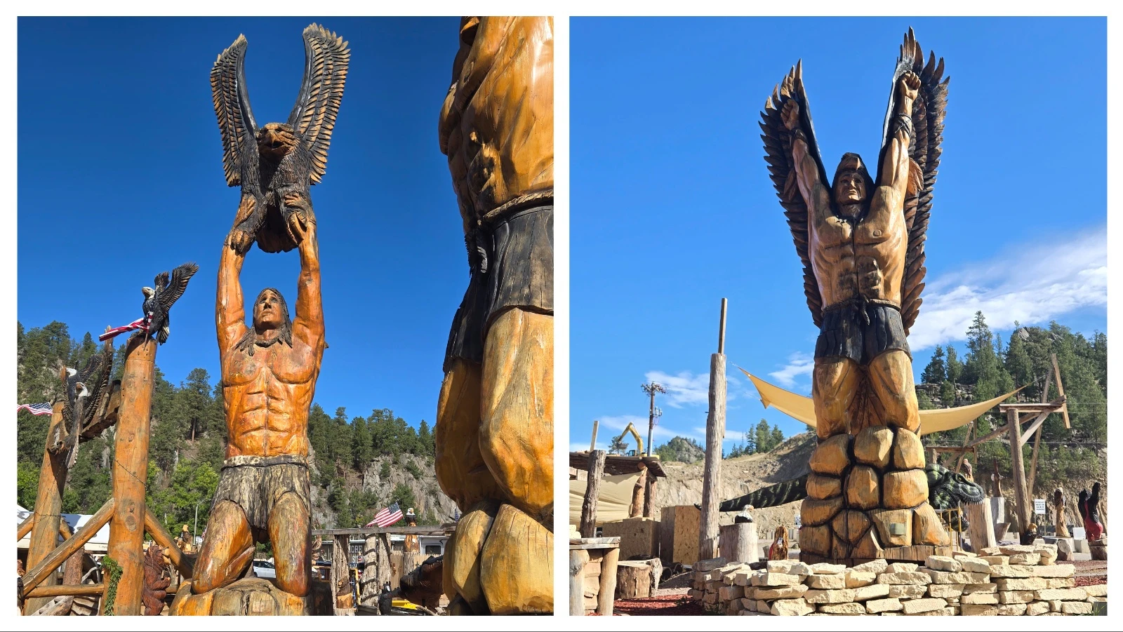 While the 23-foot world’s biggest bigfoot draws people to Dahl’s Chainsaw Art on the outskirts of Keystone, South Dakota, there’s a lot more unique creatures and creations to see.