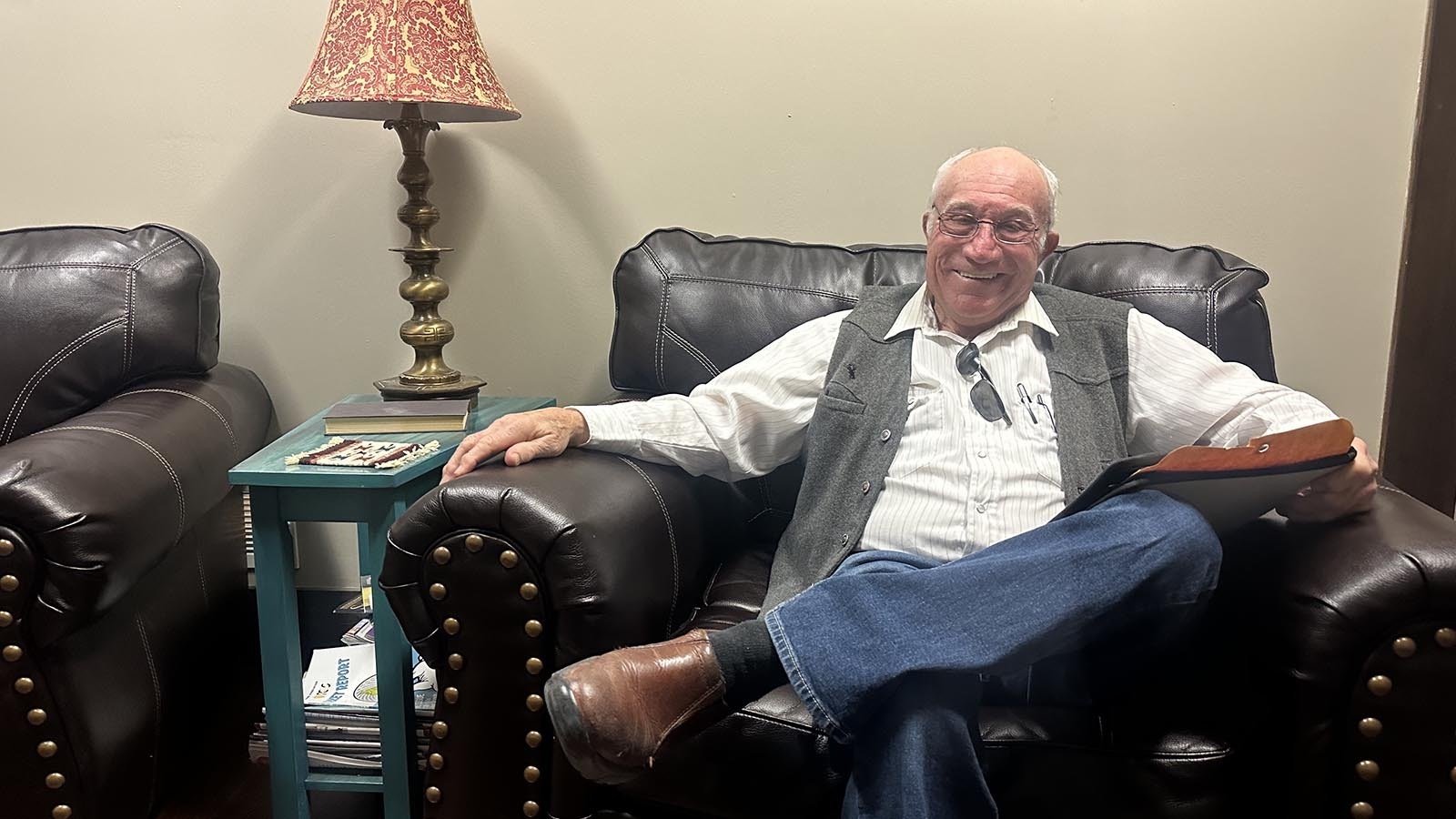 Historian Ray Shaffer was with the Roads and Bridge Department in Thermopolis and helped place the rock for the monument fourteen years ago. He is now active in preserving history and spearheading the committee to revitalize the monument and help bring attention to the ferry that was once so vital to the region.