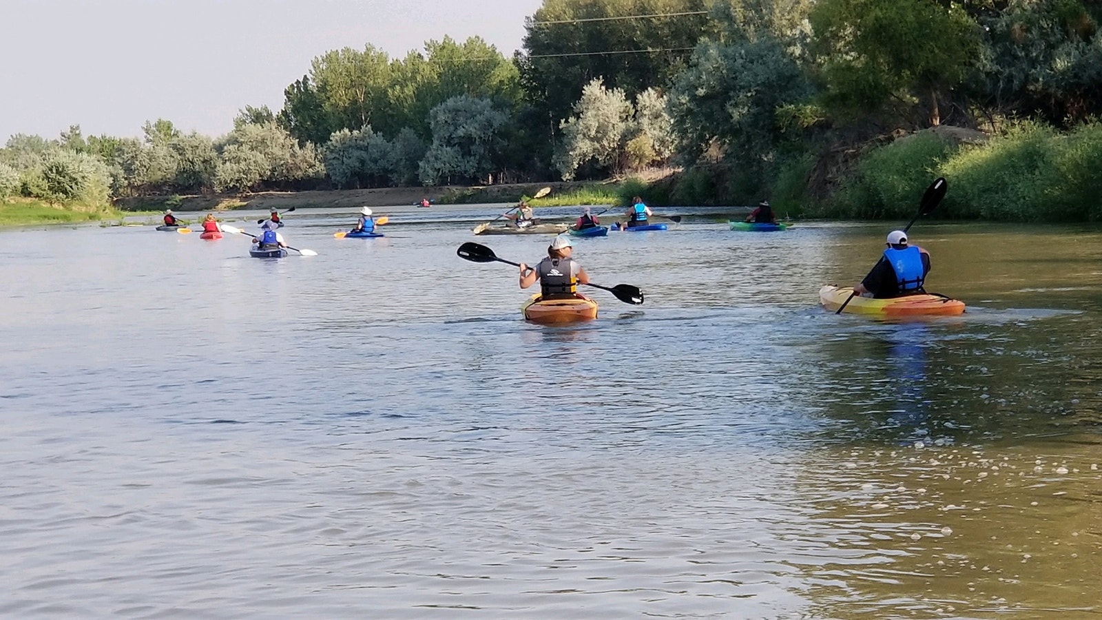 Kayaking on the Bighorn River makes for a great summer outing.