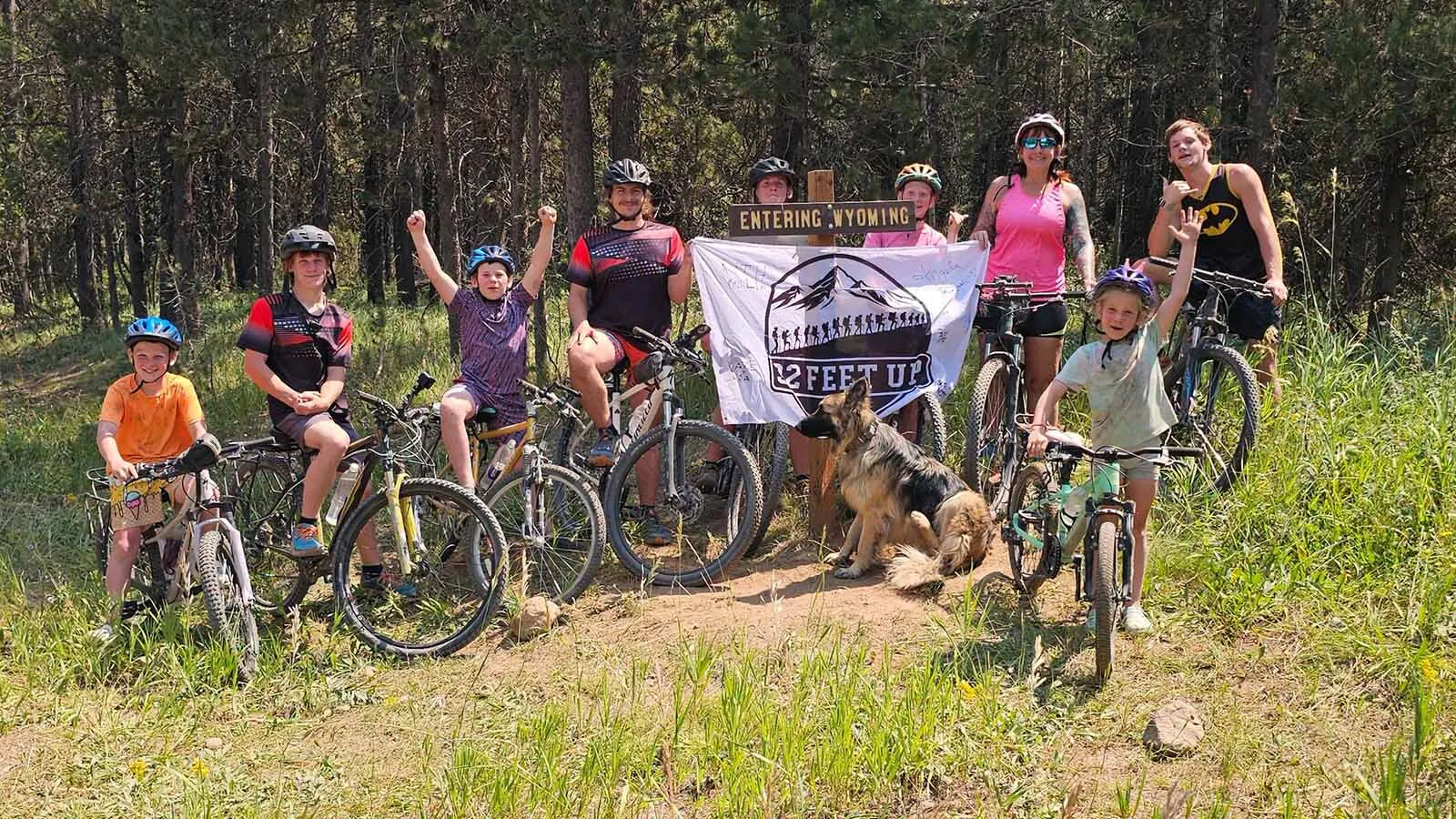 The Bettis family of Danville, Virginia, has just biked through Wyoming on their 2,700-miles on the Great Divide Mountain Bike Route.