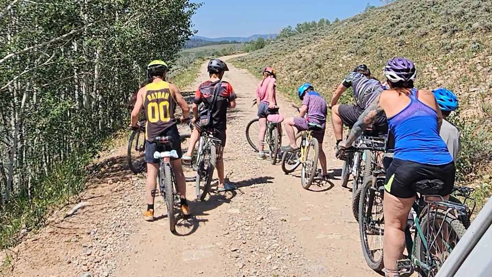 The Bettis family of Danville, Virginia, has been biking for over a month on a trip of 2,700 miles and have recently biked through Wyoming. Their adventures in the Cowboy State included fleeing from fire and enjoying all the backroads. 