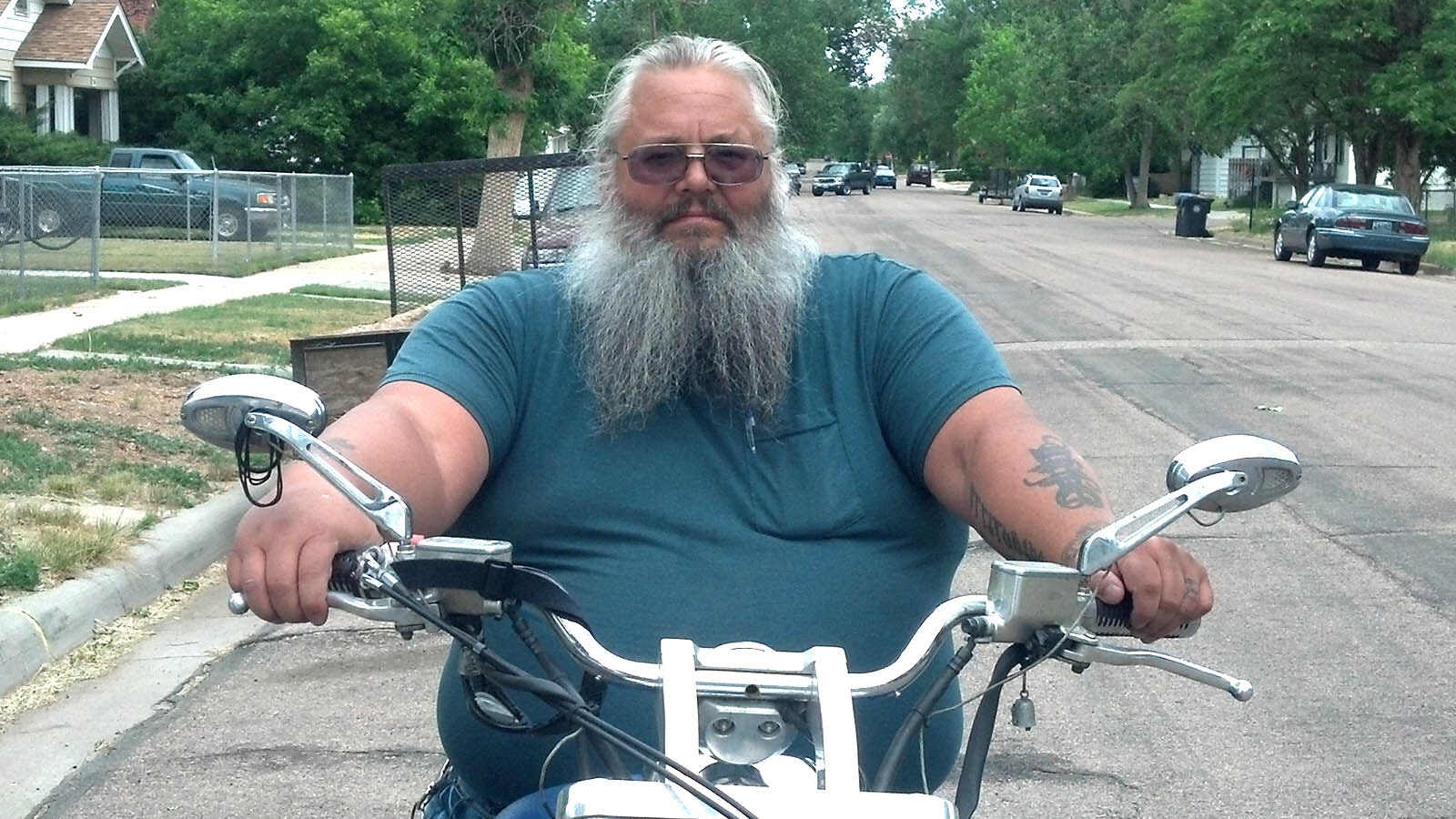 Don Ohlin, aka Velcro, reaches his congregation at the Iron Horse Church and beyond through videos on YouTube and social media.