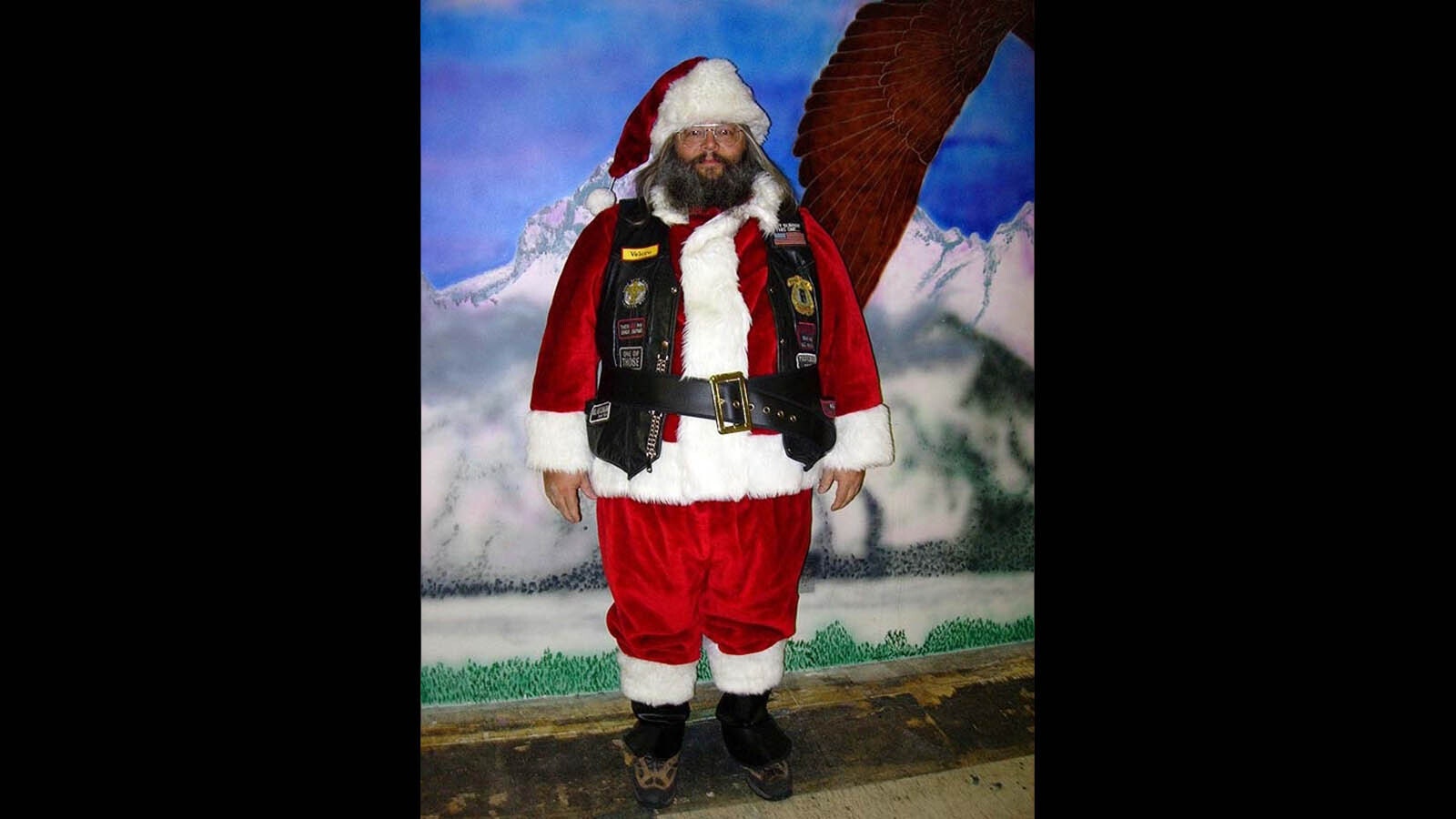 Along with preaching, Don Ohlin also seconds as a biker Santa during the holidays.