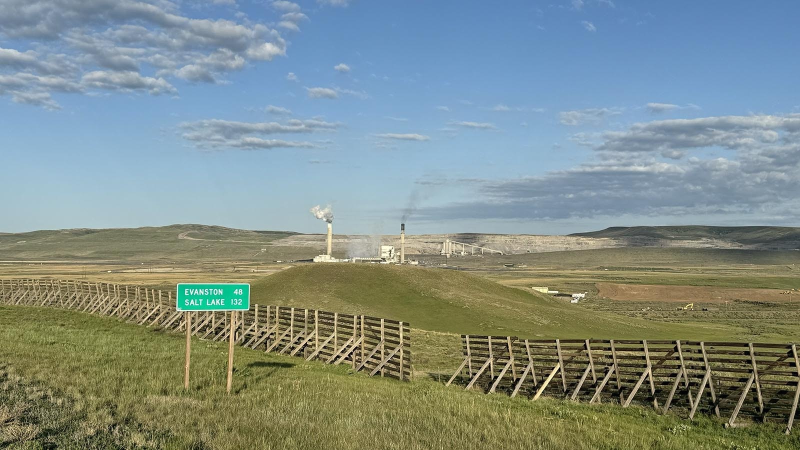 PacifiCorp’s Naughton Power Plant is located just a few miles north of the construction site for TerraPower’s Natrium nuclear reactor in the rolling pastures of sagebrush known as the “flats” by locals.