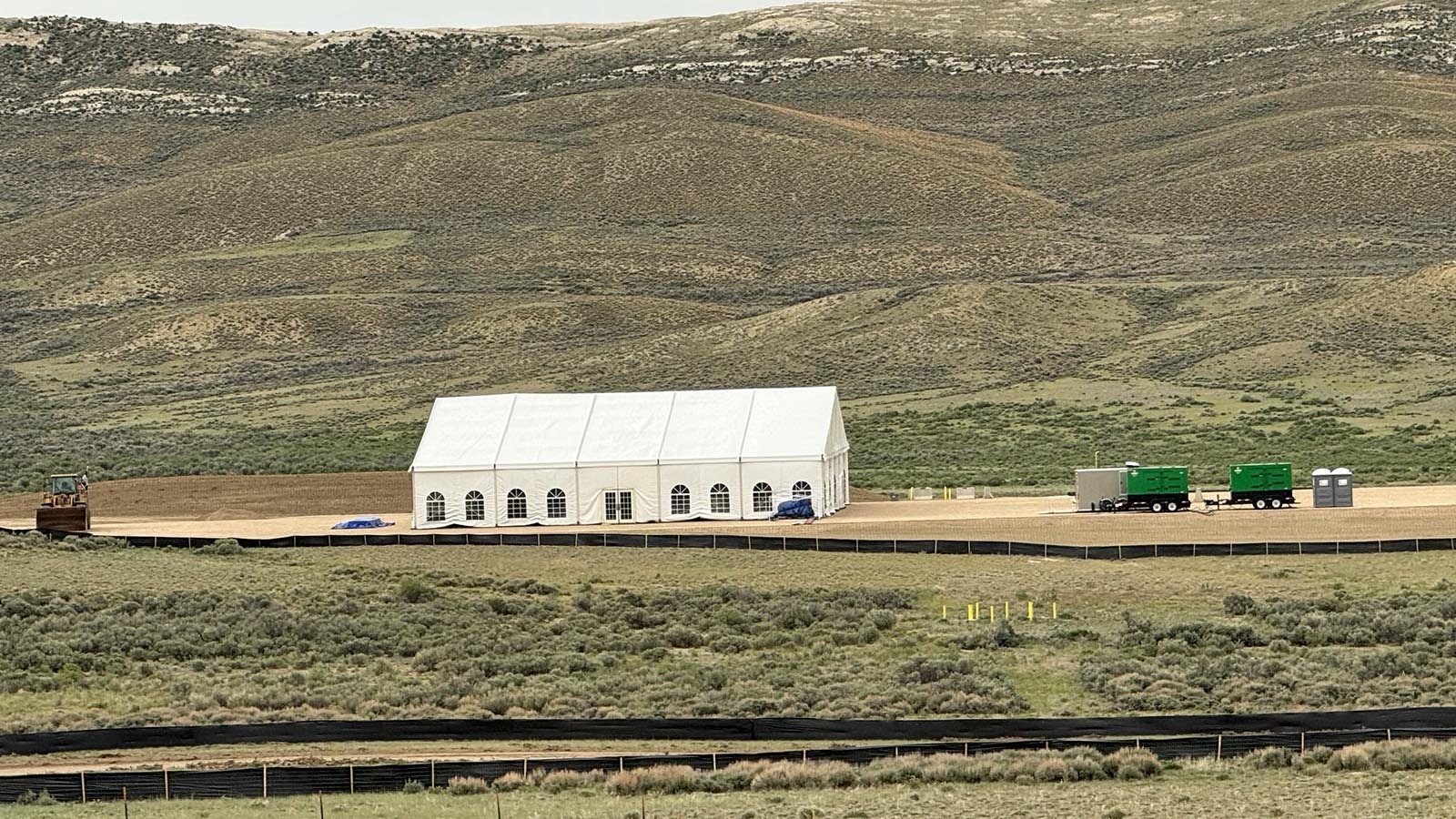 TerraPower held a groundbreaking ceremony for its novel nuclear reactor in the marquee tent off Highway 189, just south of Kemmerer, Wyoming.