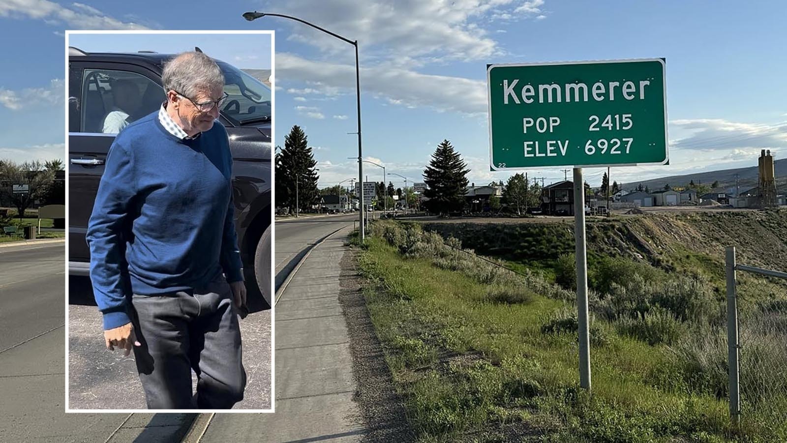 Bill Gates was in Kemmerer in June for a ceremonial groundbreaking for the TerraPower Natrium nuclear plant.