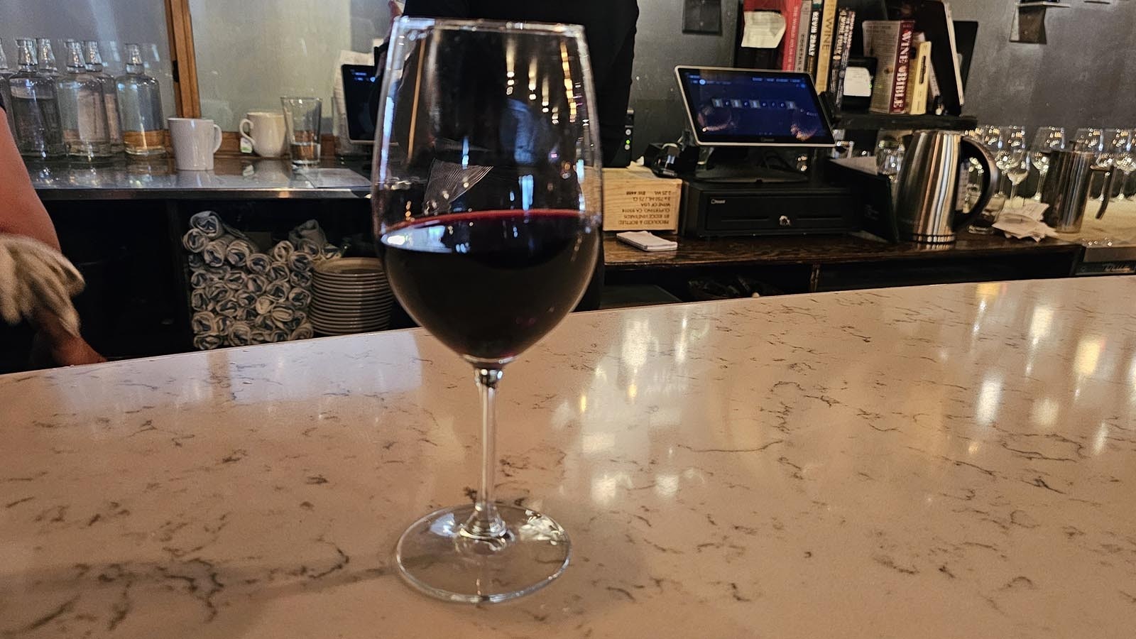 Wines by the glass are a great way to try a new wine before committing to a new bottle. The selections at Bin22 change every so often, giving customers a chance to sample something new.