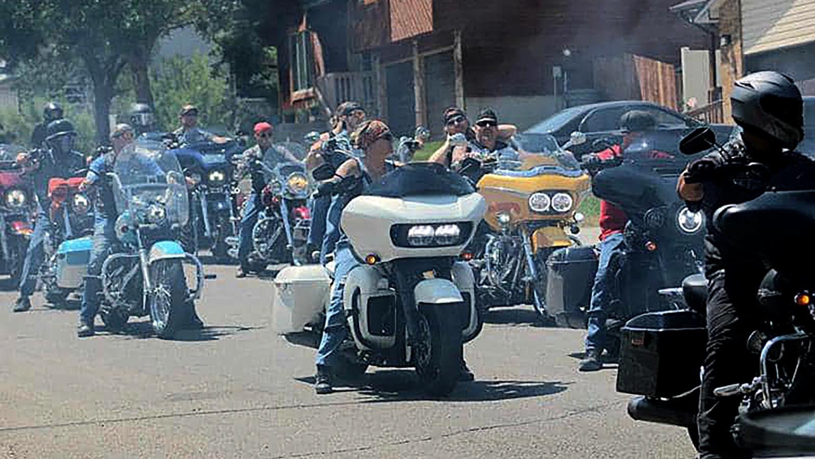 An impromptu call for people to drive by the home of a Rock Springs boy on his 10th birthday rallied more than 100 cars and motorcycles Sunday, July 21, 2024.