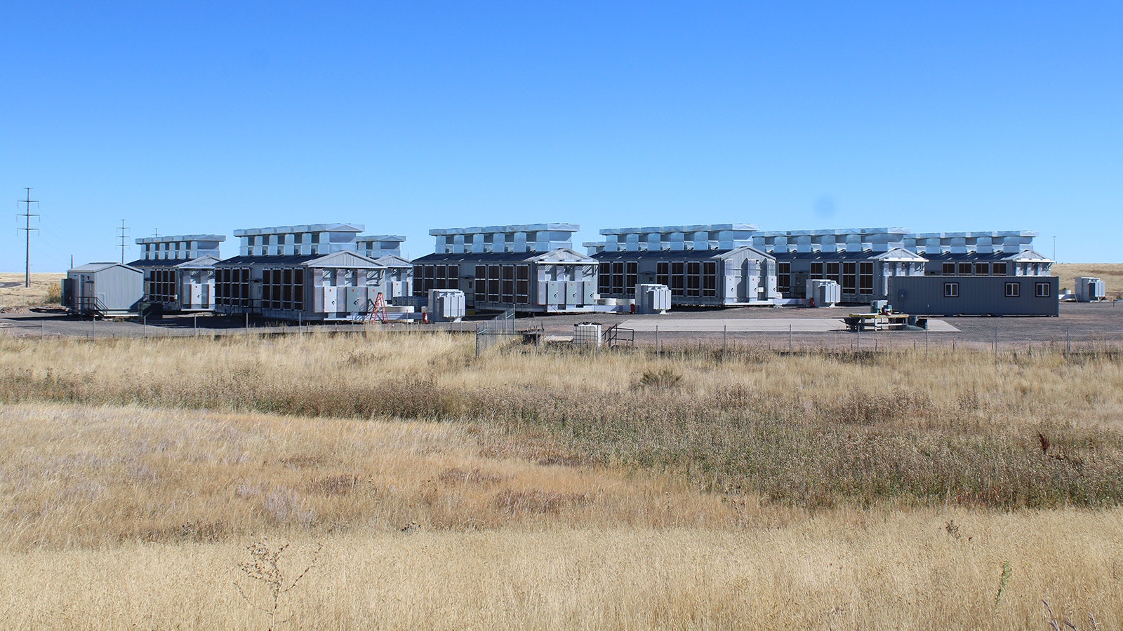 A Chinese bitcoin mining facility near F.E. Warren Air Force Base just west of Cheyenne.