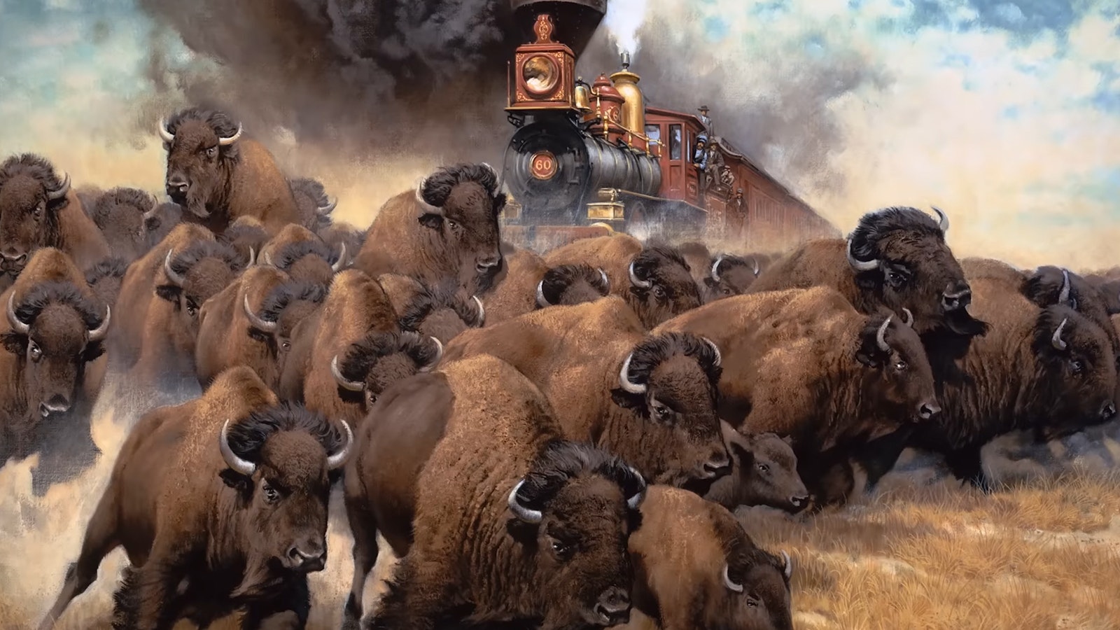 An image from a PBS program on Ken Burns' new documentary on the American Bison.
