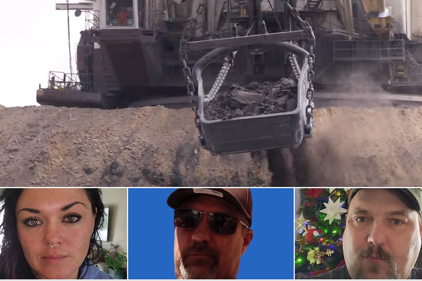 Black Butte coal mine workers who learned this week they've been laid off say they feel angry and hurt to lose good mining jobs. Talking to Cowboy State Daily were Becky Bentley, from left, Randle Seymour and Cliff Green.