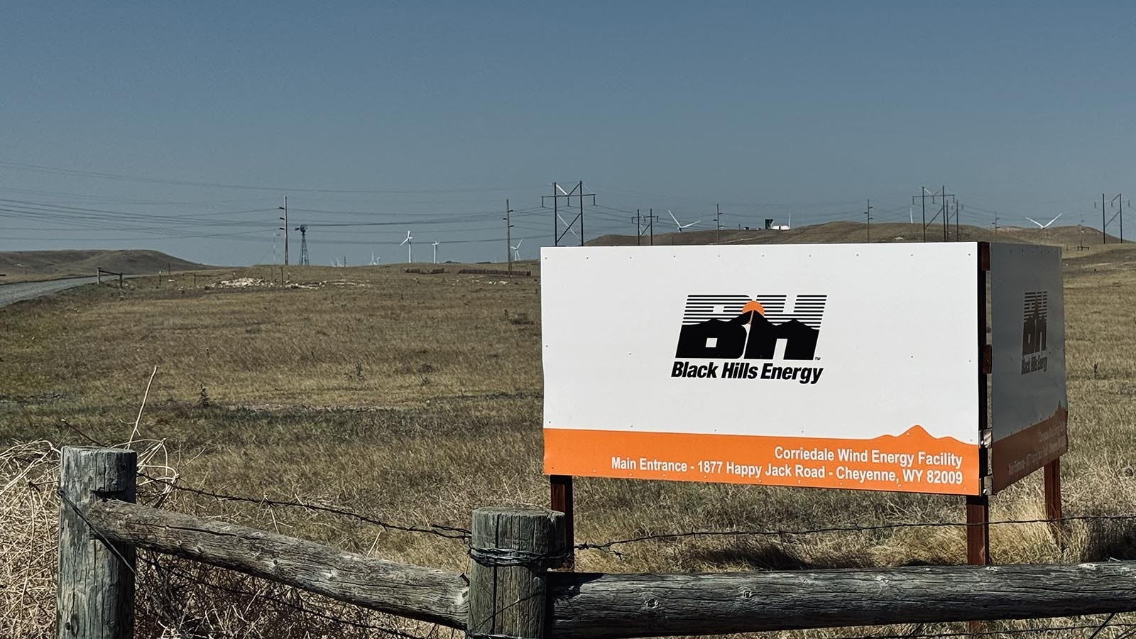 Black Hills Energy manages the Corridale wind energy project located just west of the Cheyenne Walmart distribution center off Interstate 80.