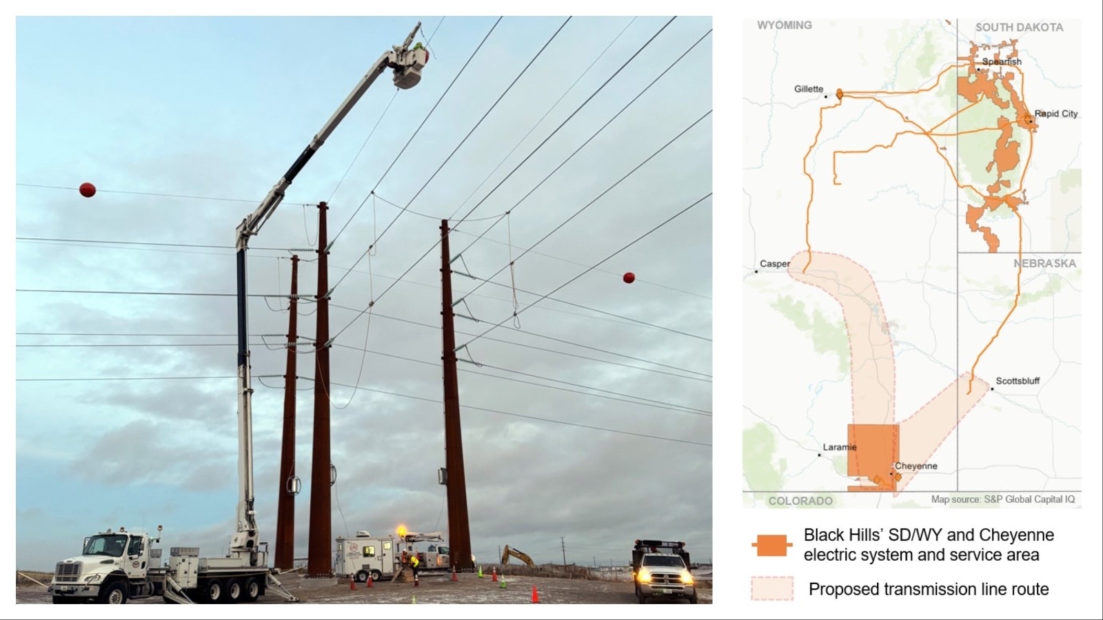 Black Hills Energy's new Orchard Valley substation and powerline construction near Cheyenne are parts of the larger Ready Wyoming project, on track for completion by the end of 2025, according to the utility.