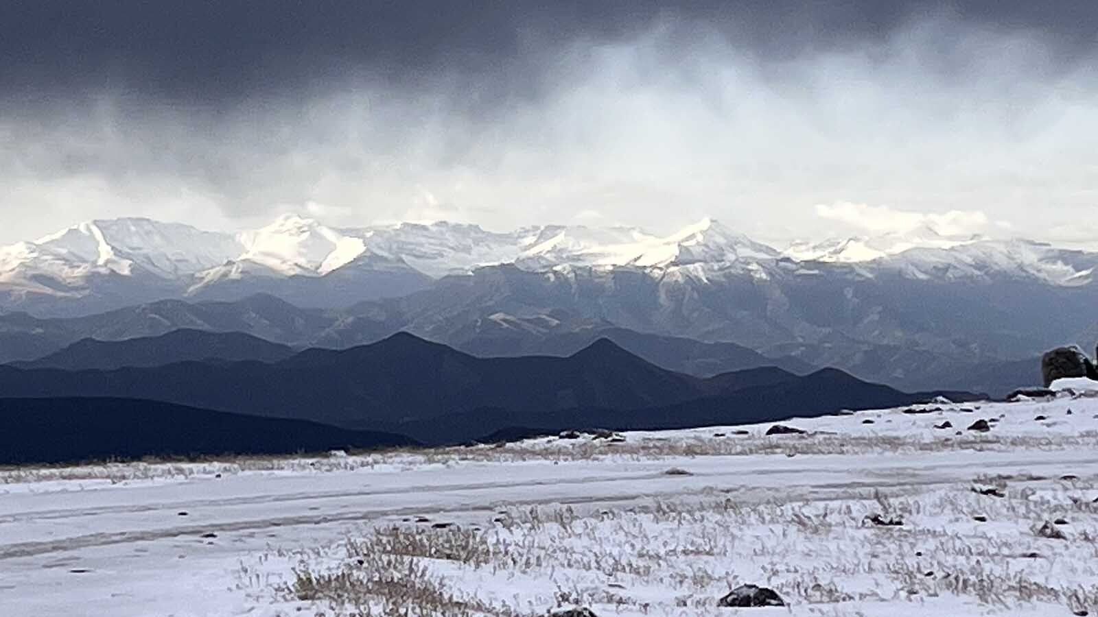 Wyoming photographer Dave Bell got caught in a blizzard on the Beartooth Highway on Thursday, Sept. 12, 2024. It left a distinct wintery scene all around the Wyoming high country.