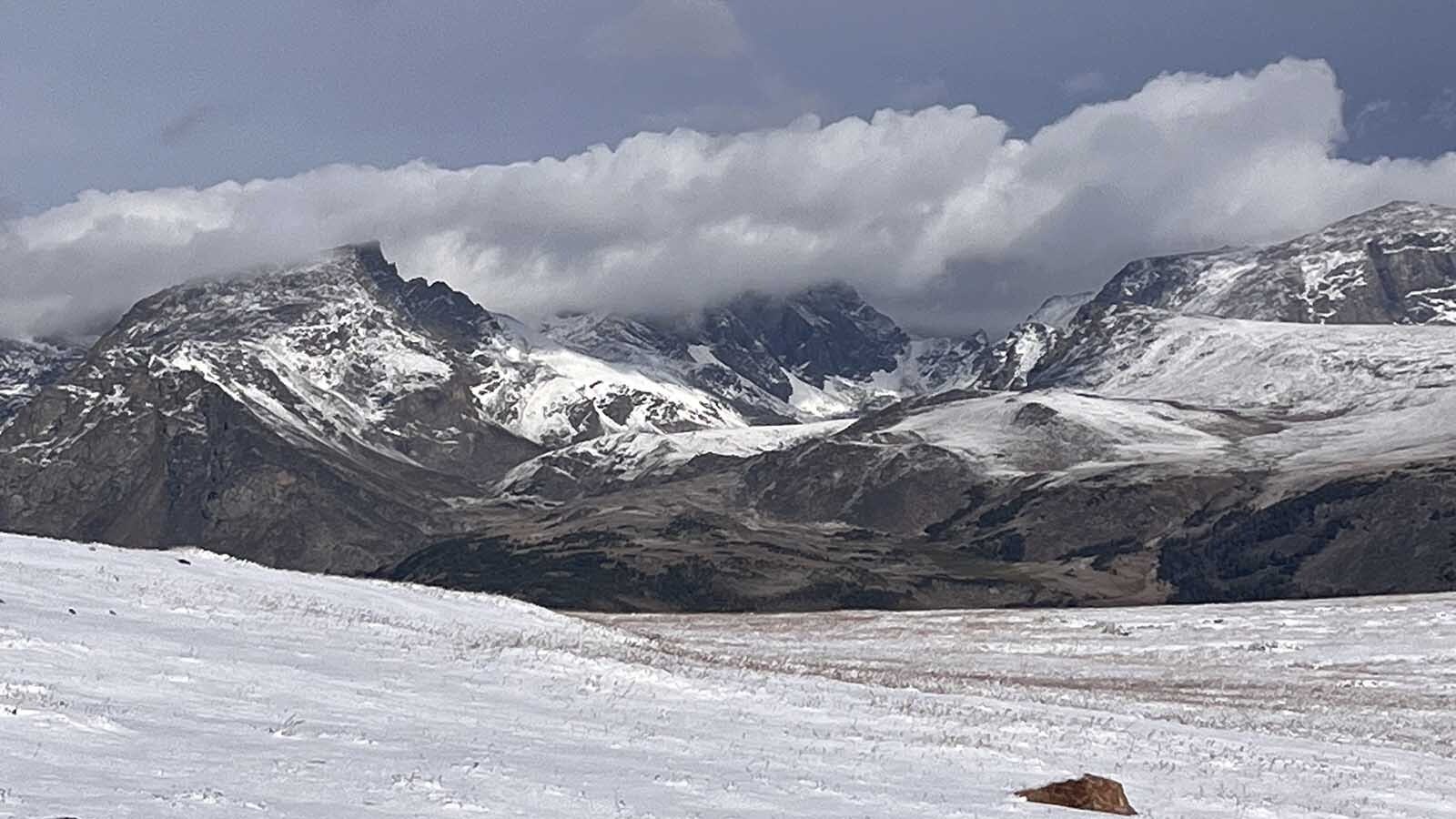 Wyoming photographer Dave Bell got caught in a blizzard on the Beartooth Highway on Thursday, Sept. 12, 2024. It left a distinct wintery scene all around the Wyoming high country.