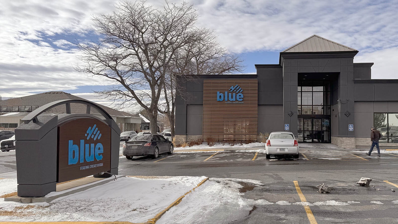 Blue Federal Credit Union location at East 7th Street and Warren Avenue in Cheyenne, Wyoming.