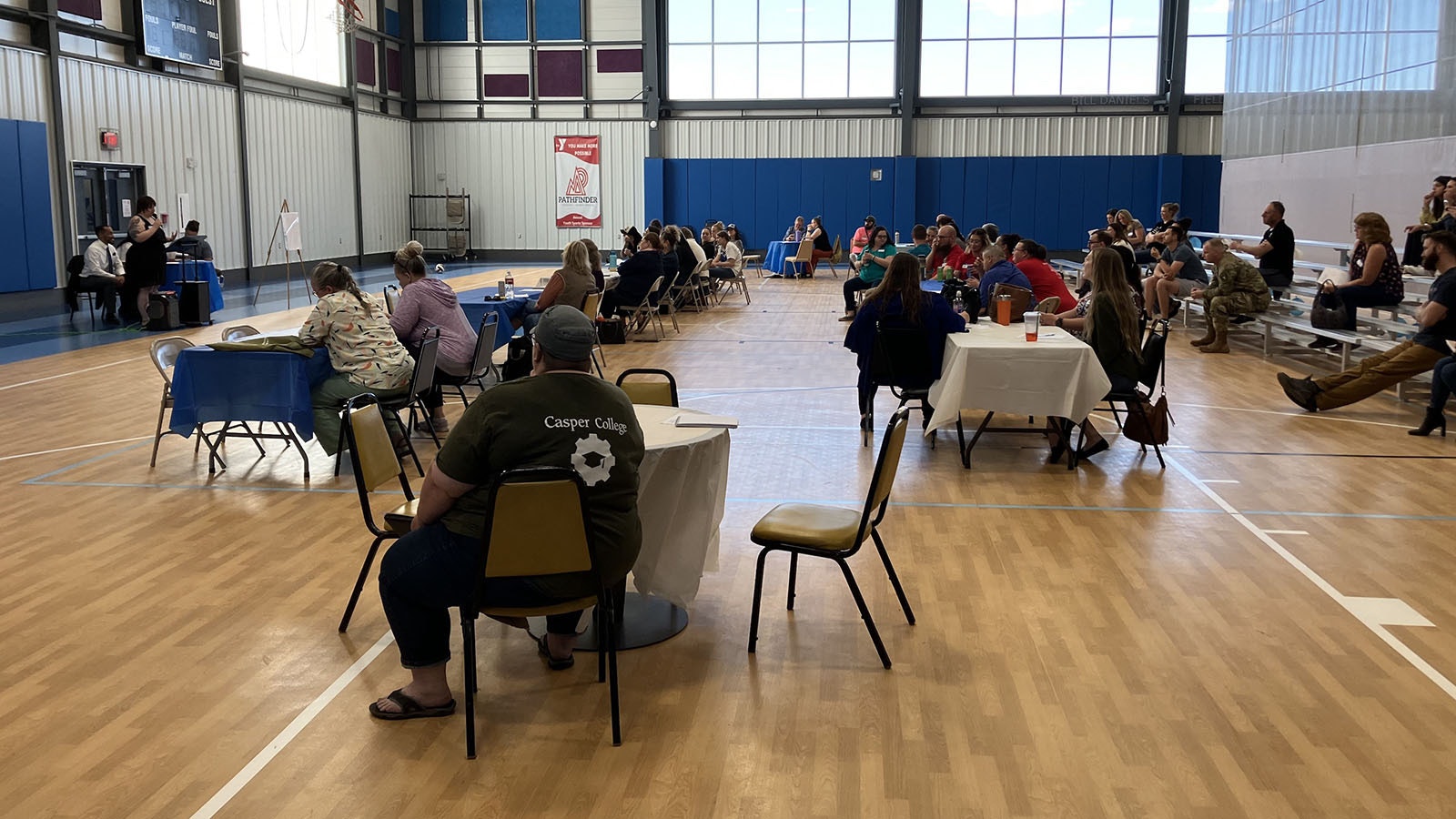More than 50 people and representatives from more than a dozen Casper agencies and organizations gathered at the Blue Heart Collaboratives first meeting to try and stop the culture of violence rising among the city’s youth.