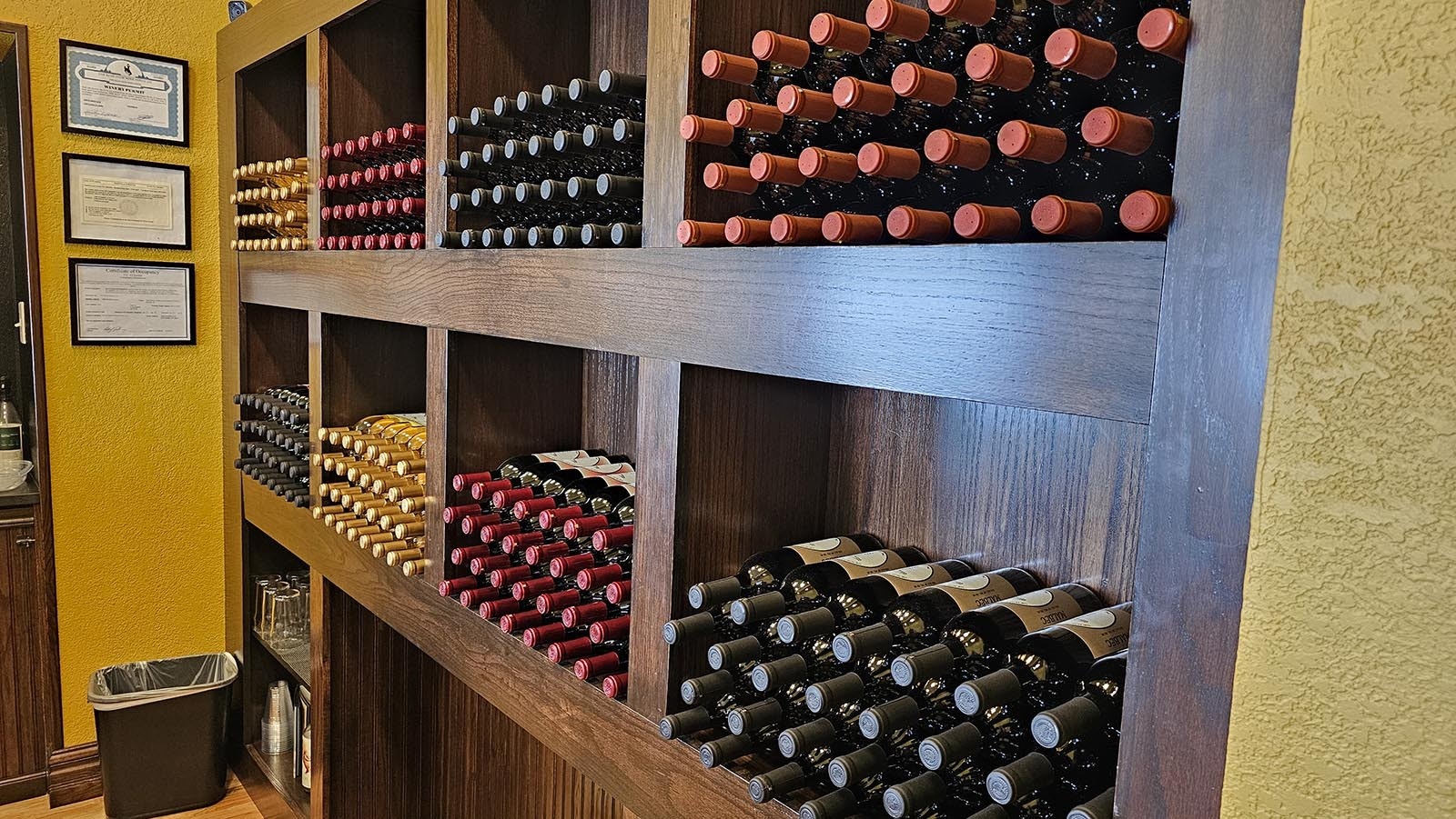 The plan is to have eight varieties of bottled wine available for sale at the Blue Stem Wine House in Cheyenne, along with three wins on tap that are not bottled.