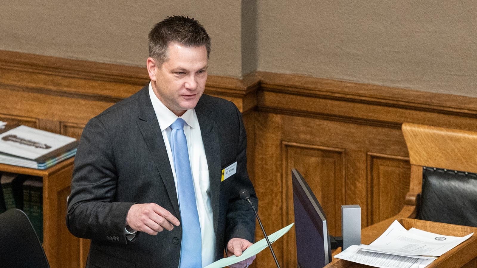 State Sen. Bo Biteman, R-Sheridan County, has been nominated by the Senate Republican Caucus for Senate president for the 2025 session.