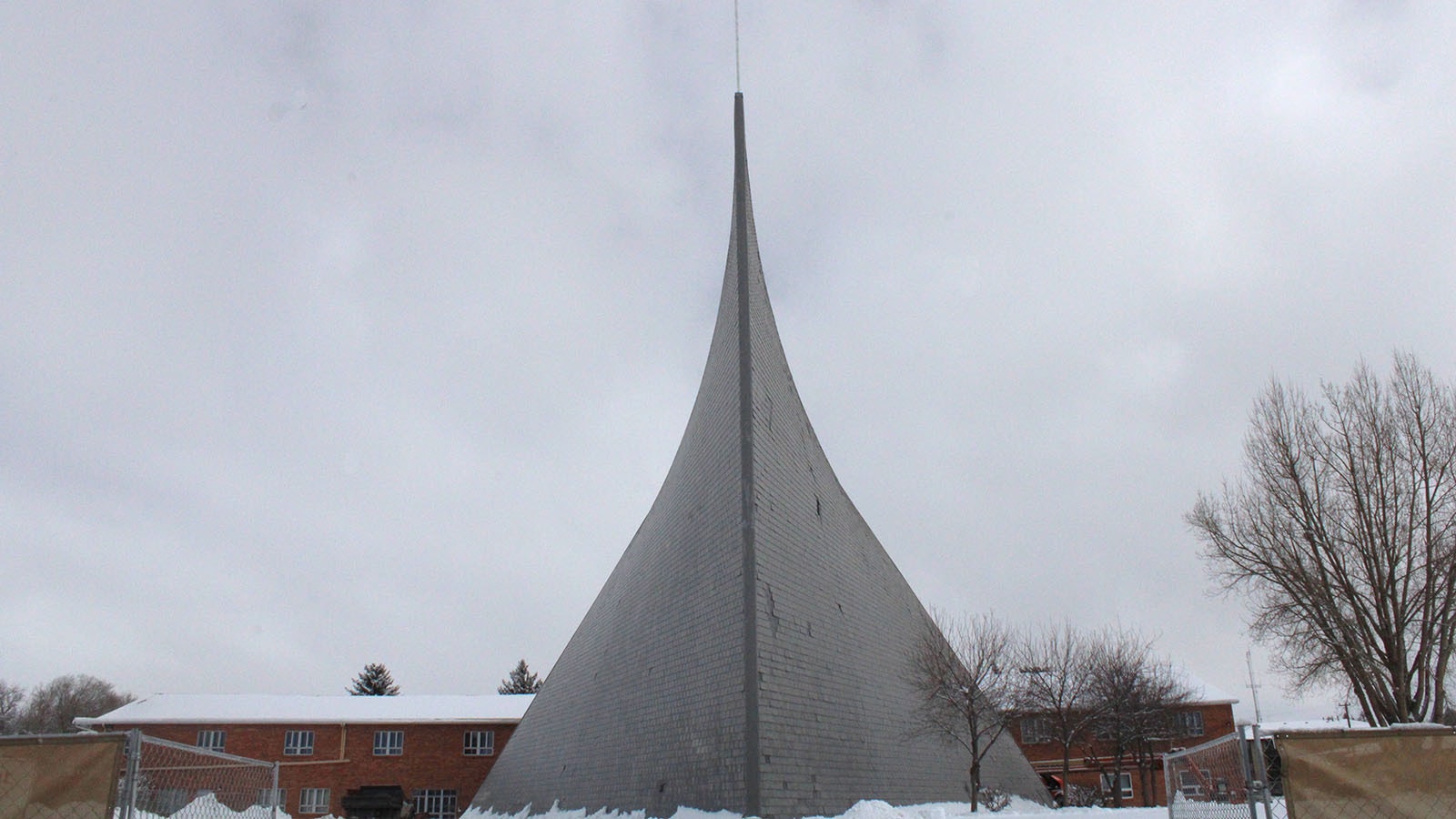Laramie's iconic "Boat Church" earned its nickname because it looks like the hull of a ship from the right angle.