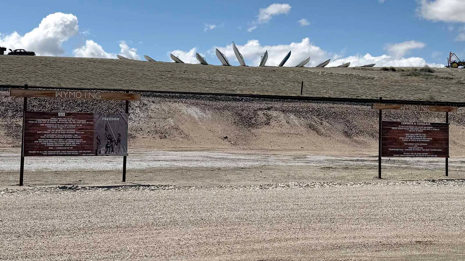 Hull’s Half Acre — many people call it “Boathenge” — gained notoriety when a row of half-buried boats appeared in the middle of nowhere outside Frannie, Wyoming, in 2020. The guy who put it there has a message for those who don’t like it: “Go to hell."