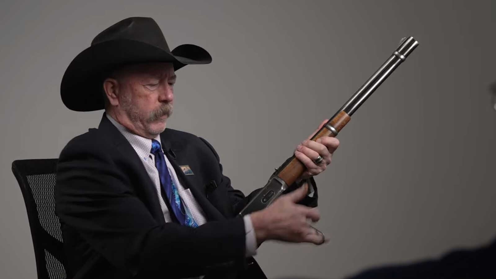 A Winchester Model 1894 rifle has been in Bob Budd’s family for a century. It still shoots straight and symbolizes a connection with the past.