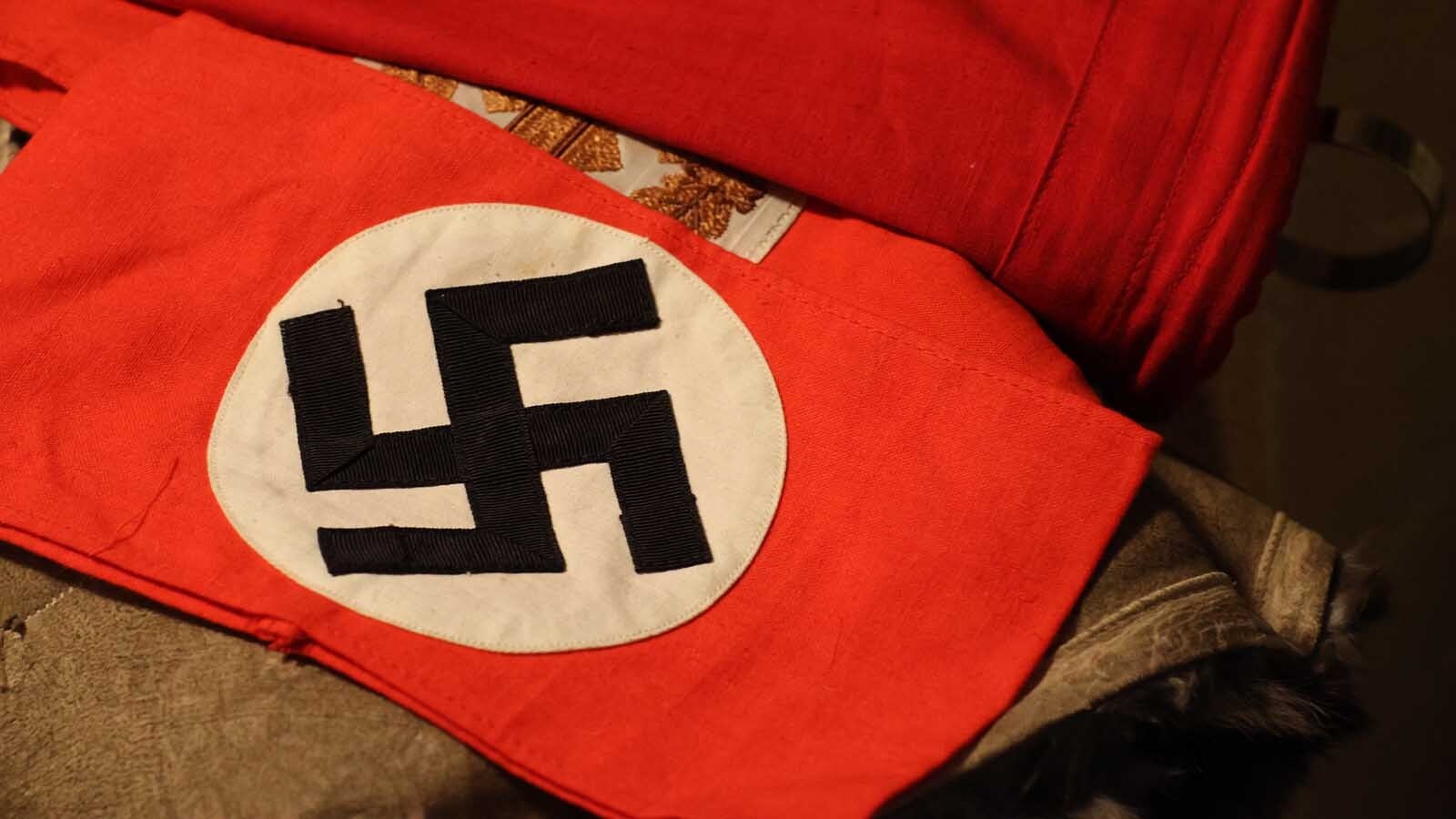 A Nazi armband that Bob Willis found during his war service in Europe.