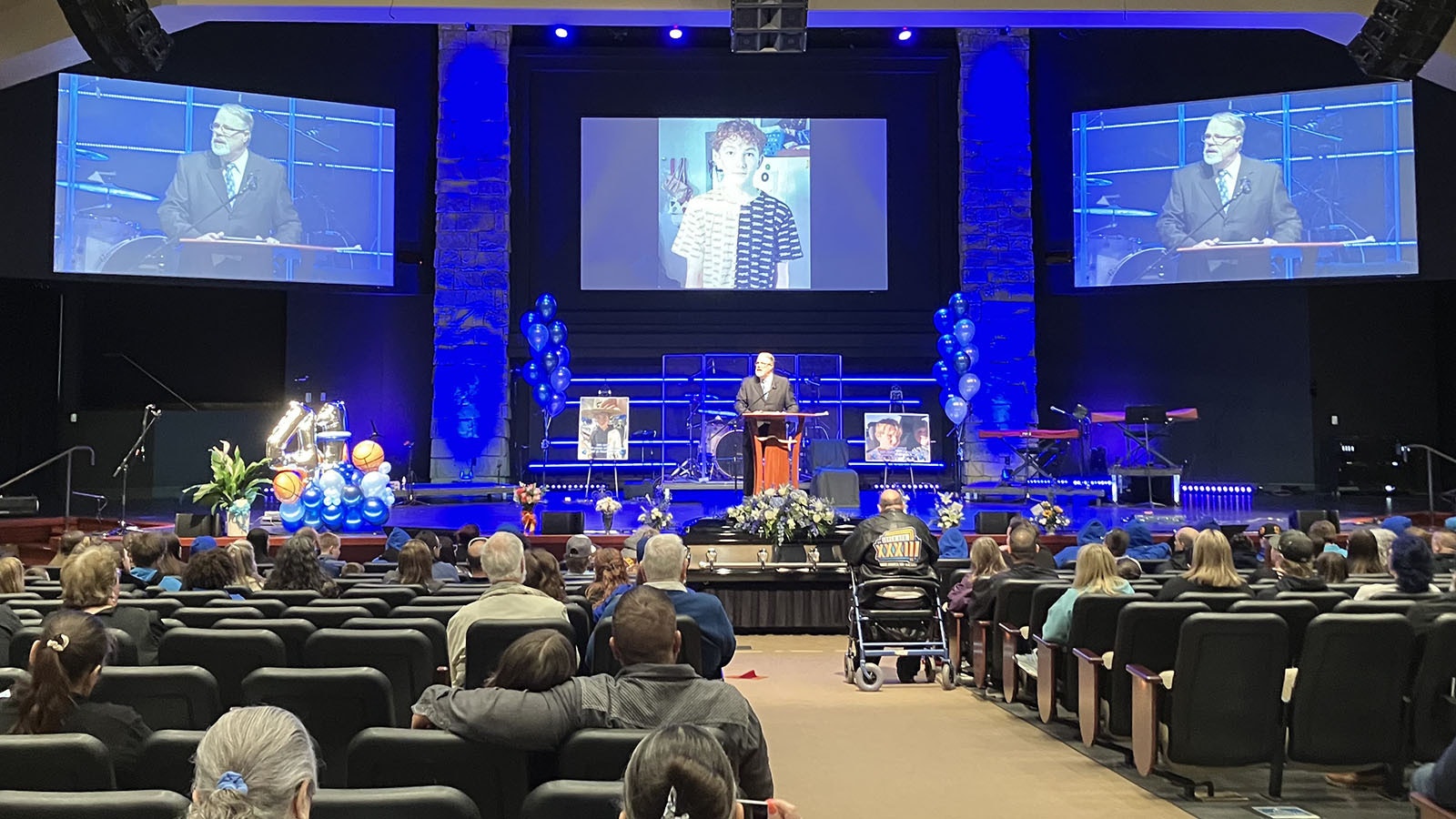 More than 200 people gathered in a Casper northeast side church Saturday to pay their respects to Robert “Bobby” Maher Jr.