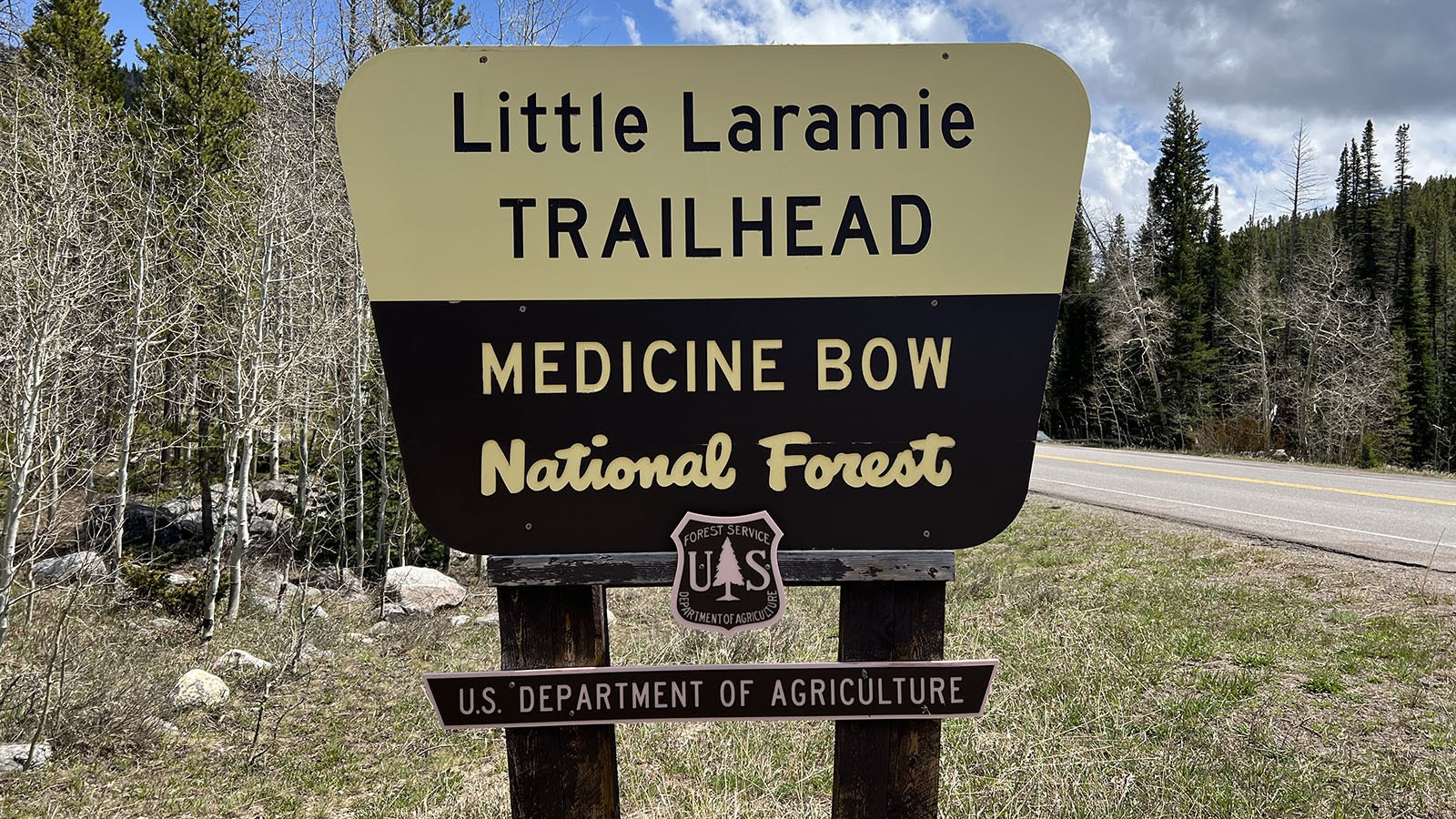 The Little Laramie Trailhead in the Snowy Range Mountains near Laramie is a popular spot for hikers, but there is downed timber – blown over by recent windstorms – throughout the area.