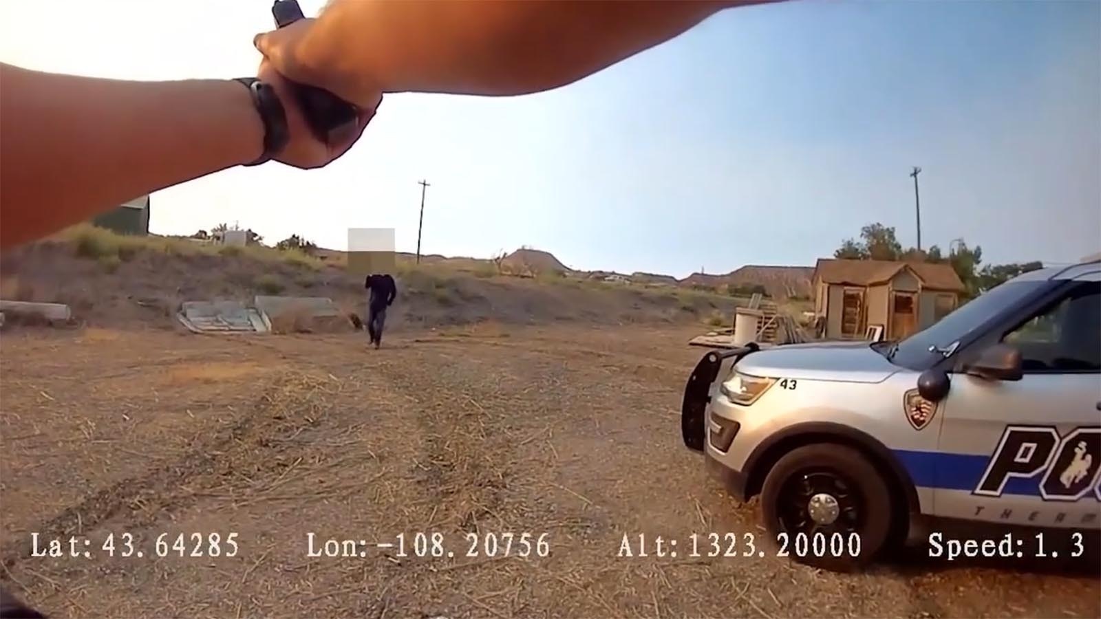 A combination of body camera and home surveillance video shows the altercation that led up to a Thermopolis police officer and Hot Springs County sheriff's deputy to shoot a man wielding a bat in September 2024.