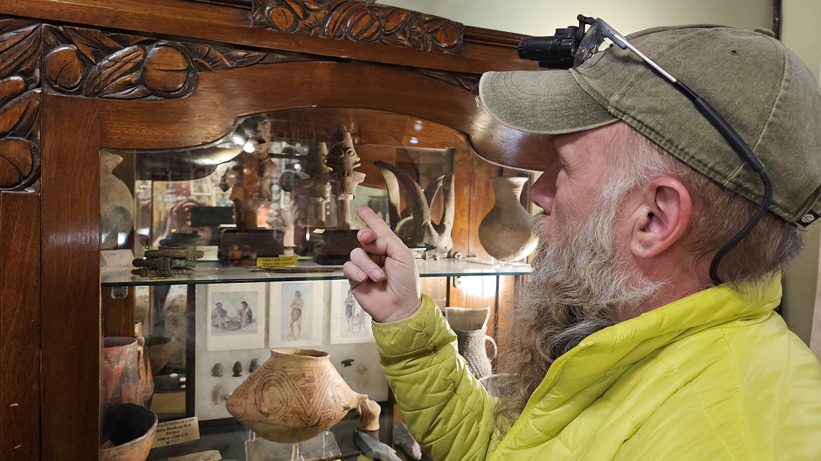 Brian Snyder has curiosities from all over the world at his shop Bohemian Metals in Cheyenne.