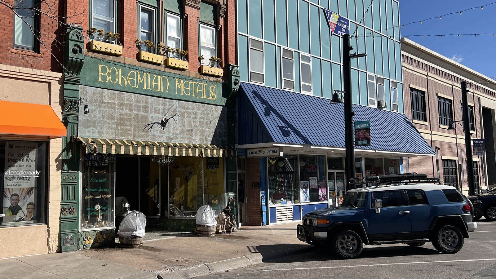 Bohemian Metals on 17th Street in downtown Cheyenne.