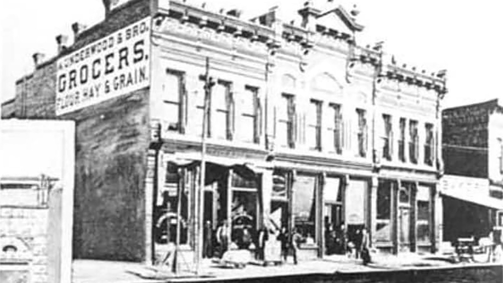 The Underwood Bro. Grocers in downtown Cheyenne.