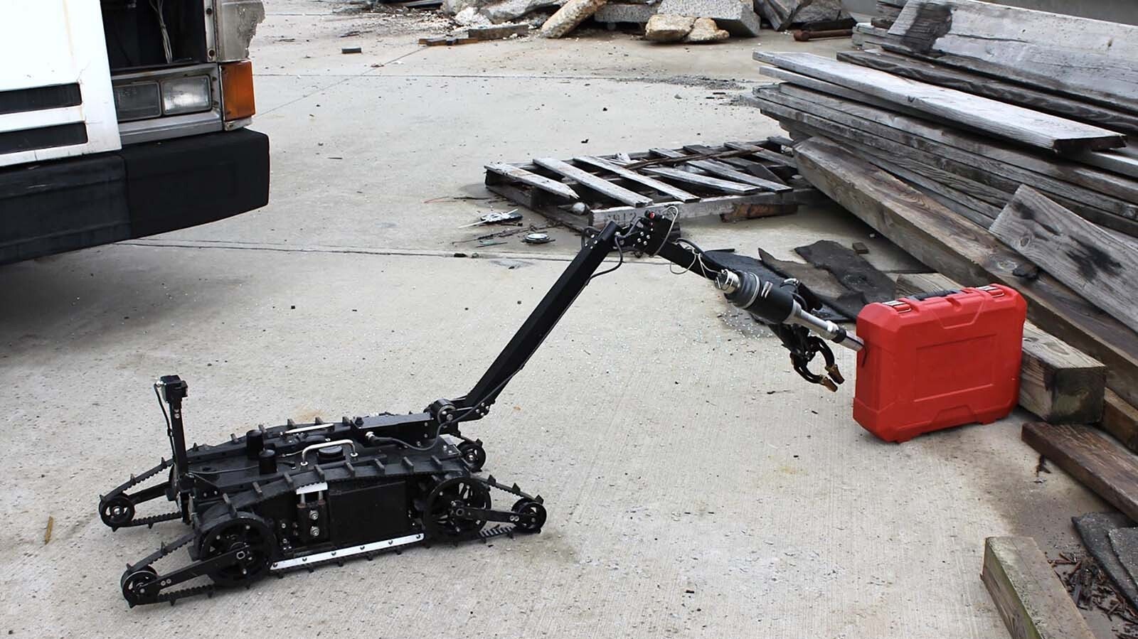 Campbell County's 20-year-old Remotec F6B robot named Judy, originally bought with post-9/11 Homeland Security grants, will retire. That announcement caused a commissioner to wonder, "Where do old robots go to die?"